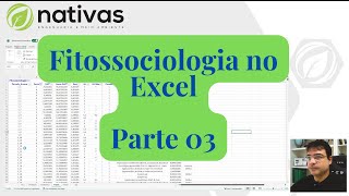 Fitossociologia no Excel - Inventário Florestal - Parte 03