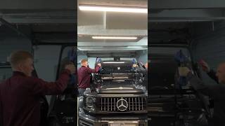 Подбор и замена лобового стекла #mercedes #g63 #лобовоестекло