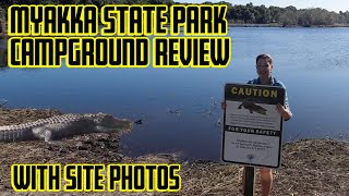 Review of Myakka River State Park | Myakka River Campgrounds, site by site