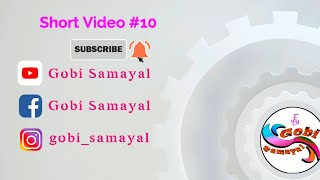 Short Video | Cooking Short Video | My Short Video 10 | Gobi Samayal