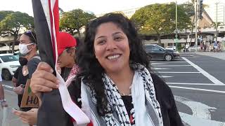 Hawaii Rallies And Protest In Solidarity To Save Palestine from Genocide