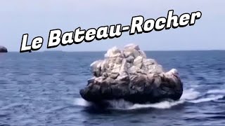 Il créé un bateau Rocher. Incroyable camouflage impossible à détecter