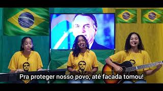 LINDA HOMENAGEM! MÚSICA BOLSONARO | Banda Católica Filhas do Mestre | Bolsonaro, Emissário de Deus