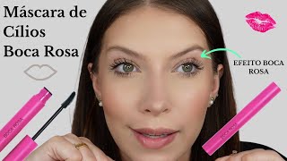 NOVA MÁSCARA de CÍLIOS BOCA ROSA 👄🩷