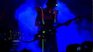 STEVE VAI - ROBOT LED LASER SUIT - STORY OF LIGHT TOUR 2012 - REGENCY BALLROOM SANFRANCISCO CA