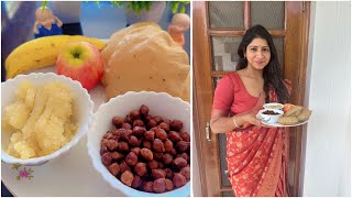 Nandini_culinary_artist is live making halwa poori for kanya Poojan in Navratri