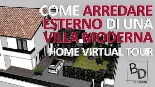 Come Arredare l'ESTERNO di una VILLA MODERNA | Home Tour Outdoor | Belula Design |