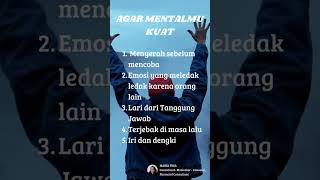 Mental yang Harus Kamu Hindari #mentality #mentalhealth #growthmindset #mentalhealthmatters #tips