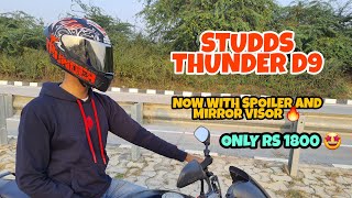 My New Helmet for City Riding | Studds Thunder D9 🔥