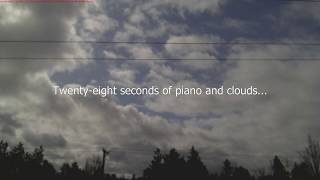 28 second timelapse with me on piano