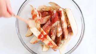 Air Fryer Potato Wedges - Vegan Recipe - Low Carb Recipes 😋- Keto Meals Recipes 👍- Keto Diet 🥗 #keto