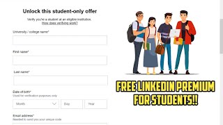 How to get LinkedIn Premium Membership for Free !! (Students Offer)