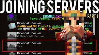 Joining on a Minecraft pe server (Bossj101 join)