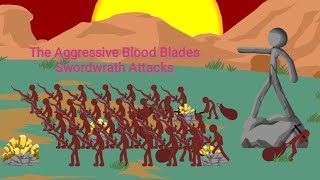 The Aggressive Blood Blade Swordwrath Attacks! Stick War: Legacy Mission 28 Normal-Insane difficulty