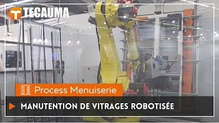 Manutention de vitrages robotisée