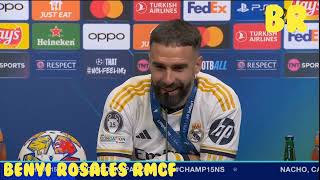 REAL MADRID CAMPEÓN DE CHAMPIONS | DANI CARVAJAL en Rueda de Prensa Post Partido.