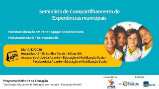 Seminário de Compartilhamento de Experiências municipais