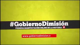 manifestación gobierno dimisión