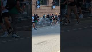 Celtics fans head to South Station #rollingrally #boston #shorts