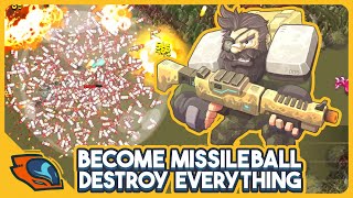 Become Missileball, Destroy Everything - NIMRODS: GunCraft Survivor