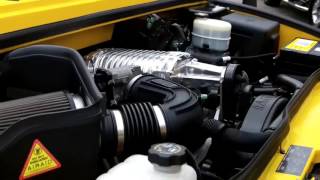 Yellow Hummer H2 Magna Supercharger