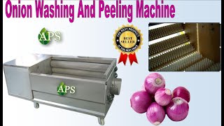 Revolutionize Your Kitchen with the Onion Washing and Peeling Machine