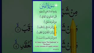 Surah Falaq beautiful recitation #egzonibrahimi #quran