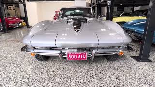 1967 Corvette 427/400HP Side exhaust Cold Start