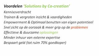 Solution by co-creation