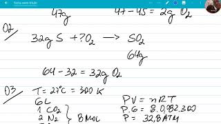 Exercícios Química II - módulo 14