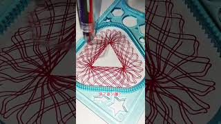 How many rotations did the pen make in total? ?? #Spirograph #satisfying #shorts