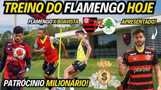 TREINO DO FLAMENGO! APRESENTAÇÃO DE MATÍAS VIÑA | PATROCÍNIO MILIONÁRIO NO FLAMENGO | FLA X BOAVISTA