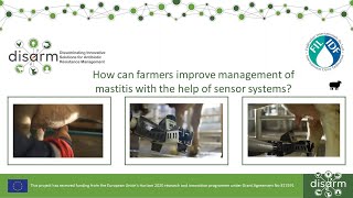 How can farmers improve management of mastitis with the help of sensor systems?