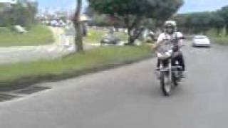 Viaje en moto Av 80 altura del rodeo