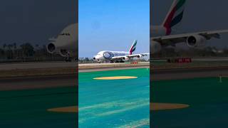 Emirates  Airline Landing Amazing View, #airport #dxb  #foryou #like #dubai #Emirates #Airline