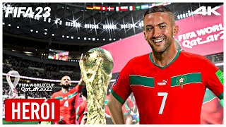 FIFA23 - JOGO DA HISTÓRIA!! Croacia vs. Morocco - World Cup 2022 Copa do Mundo • PS5 4K