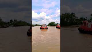 kapal tugboat dabo 405 dabo 403 dabo 401 sungai lilin palembang Sumatera Selatan#shorts #shortvideo