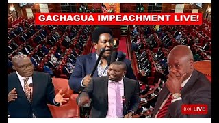 LIVE: DP Gachagua's impeachment trial