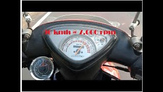 Tes ride Yamaha Mio Sporty potong pulser / majukan timing pengapian