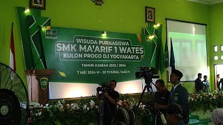 LIVE STREAMING|| WISUDA PURNA SISWA SMK MA'ARIF 1 WATES KULONPROGO TAHUN AJARAN 2023/2024