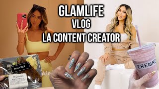 #GLAMLIFE VLOG | EREWHON SUSHI SANDWICH, CREATING CONTENT FOR SKKN BY KIM, EVENTS | Arika Sato