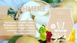 Cashmere Pear Scentsy Bar Fragrance Description