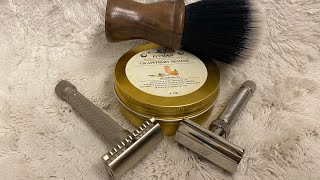 Yaqi Ultima Slope Slant razor vs Parker Variant Open comb razor shave off comparison