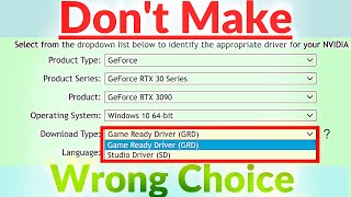 Game Ready Driver Vs Studio Driver in Hindi | Don't Make the Wrong Choice