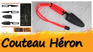 Présentation du Heron Knife de 5.11, disponible sur Terrang.