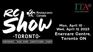 Restaurants Canada Show 2023 - Meet our Italian delegation