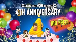 100 RED BOXES Opening (CSO2 4th Anniversary!)