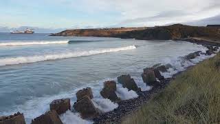 A Scottish Beach on Christmas Day