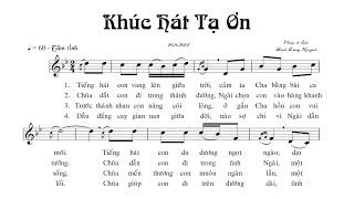 Khúc Hát Tạ Ơn 🌵 (Sáng tác: Đinh Công Huỳnh) - Ca Len Di | Lyrics