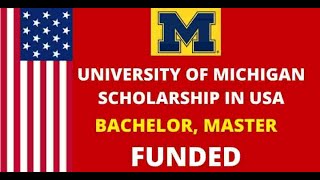 Michigan University Scholarships USA Fully Funded